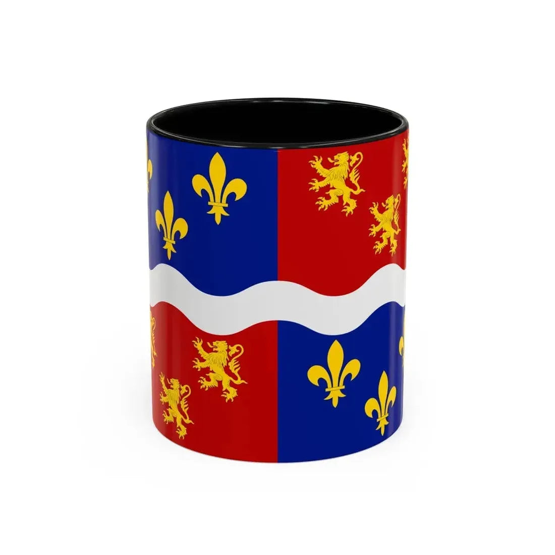 Flag of Somme France 2 - Accent Coffee Mug 11oz Black - Go Mug Yourself