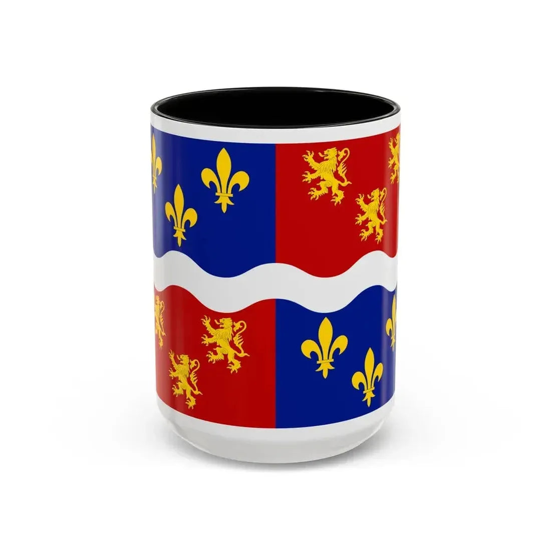 Flag of Somme France 2 - Accent Coffee Mug 15oz Black - Go Mug Yourself
