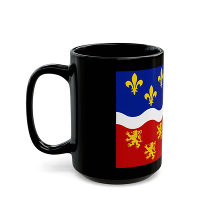 Flag of Somme France 2 - Black Coffee Mug-Go Mug Yourself