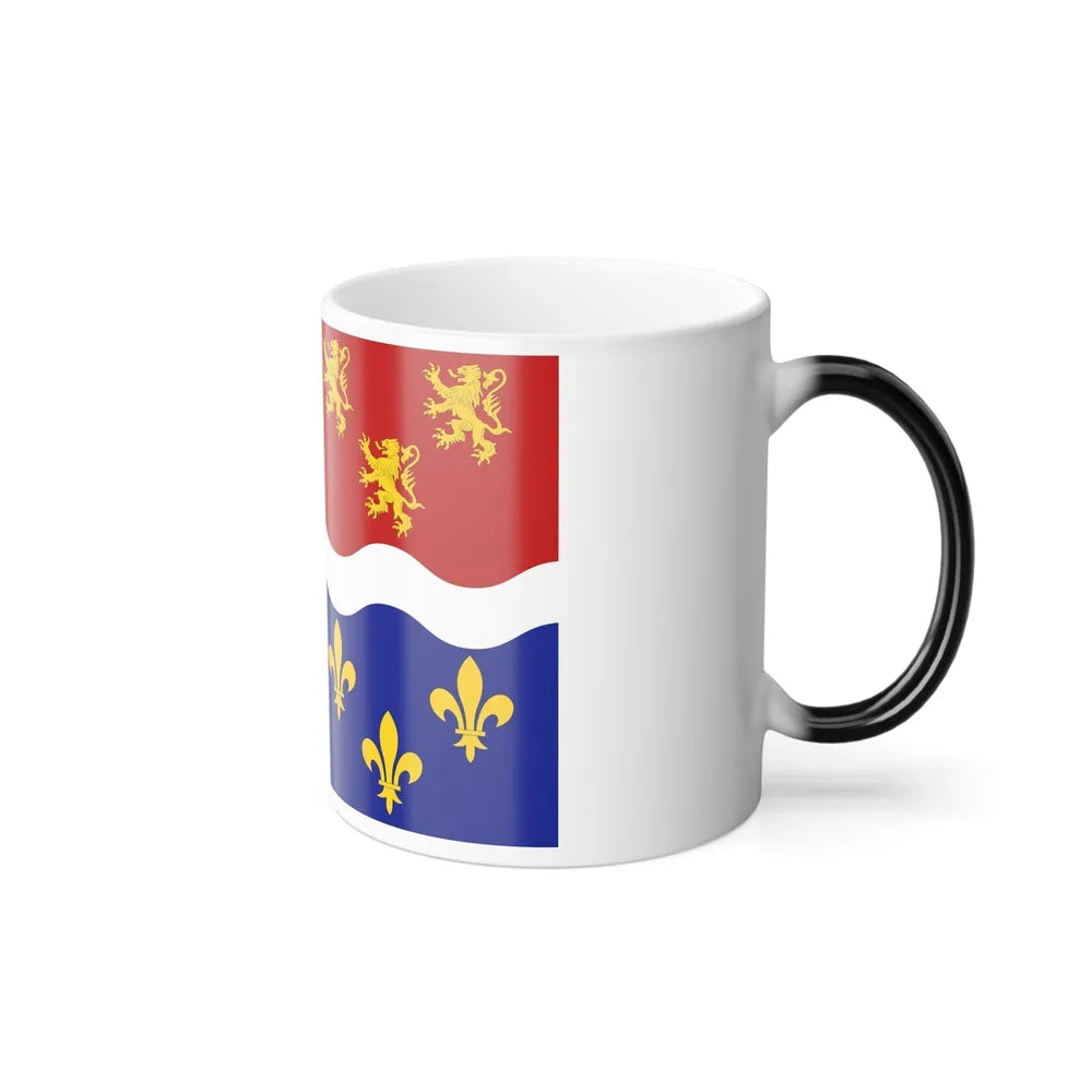 Flag of Somme France 2 - Color Changing Coffee Mug-Go Mug Yourself