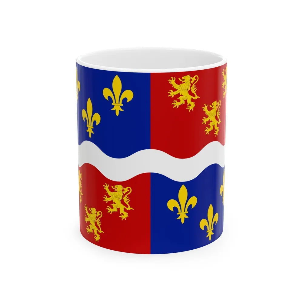 Flag of Somme France 2 - White Coffee Mug-11oz-Go Mug Yourself