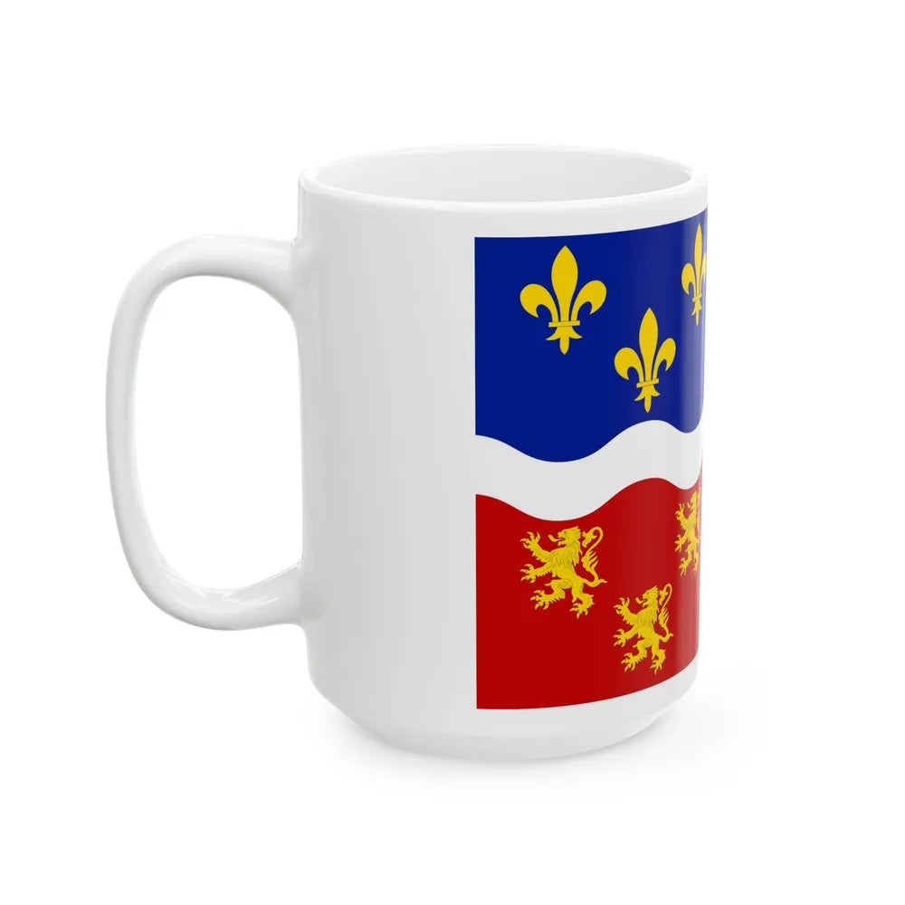 Flag of Somme France 2 - White Coffee Mug-Go Mug Yourself