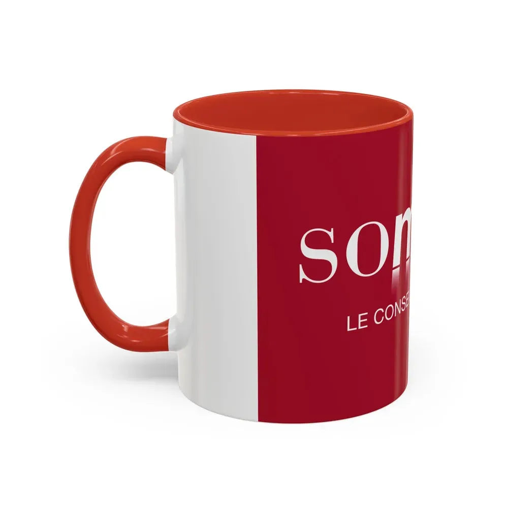 Flag of Somme France - Accent Coffee Mug - Go Mug Yourself