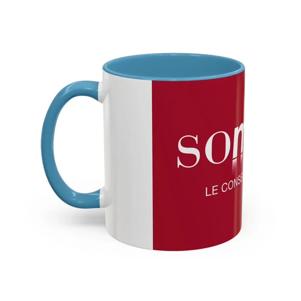 Flag of Somme France - Accent Coffee Mug - Go Mug Yourself