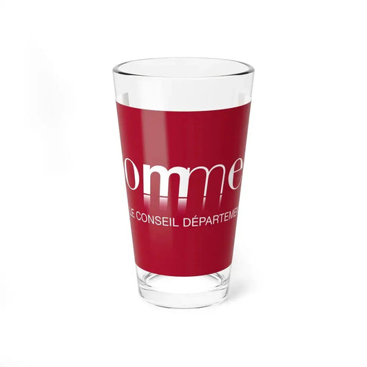 Flag of Somme France - Pint Glass 16oz 16oz - Go Mug Yourself