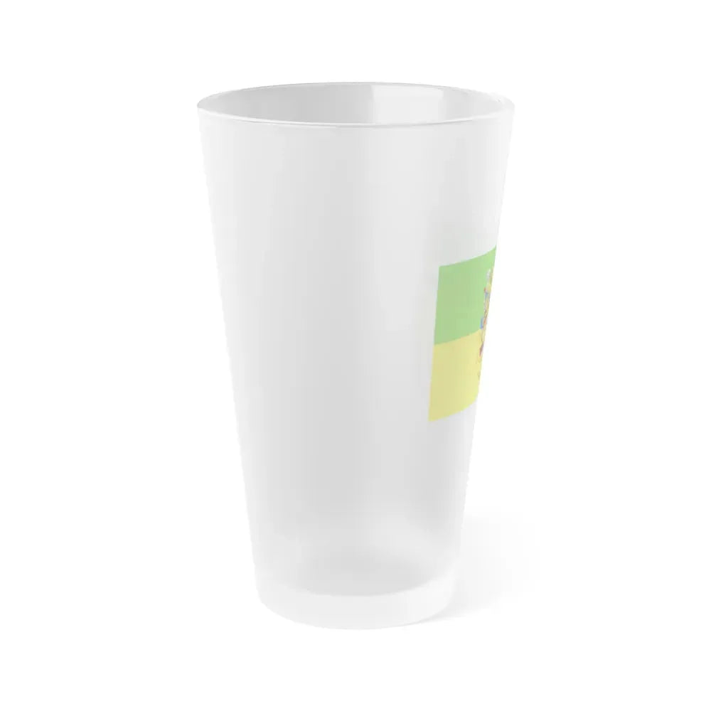 Flag of Somogy County Hungary - Frosted Pint Glass 16oz - Go Mug Yourself