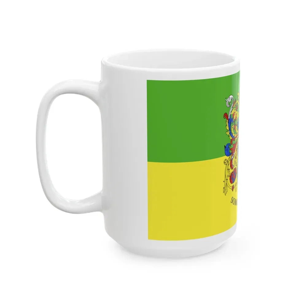 Flag of Somogy County Hungary - White Coffee Mug - Go Mug Yourself