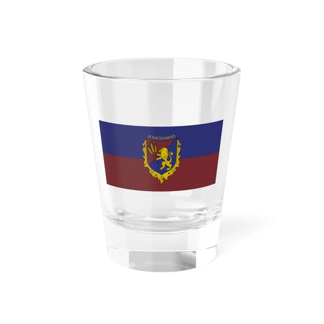 Flag of Somogyapati (Hungary) Shot Glass 1.5oz 1.5oz - Go Mug Yourself