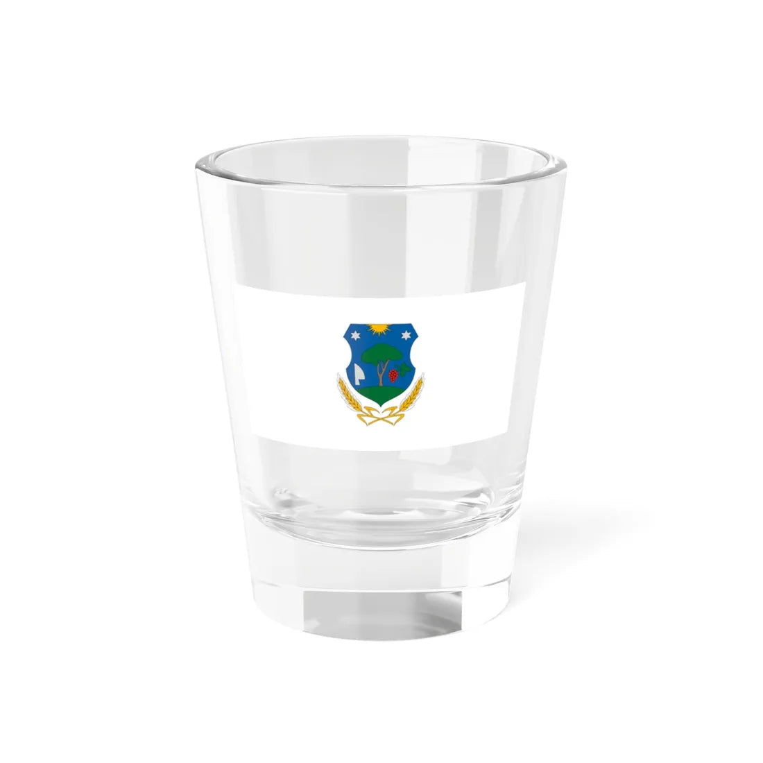 Flag of Somogybukkosd (Hungary) Shot Glass 1.5oz 1.5oz - Go Mug Yourself