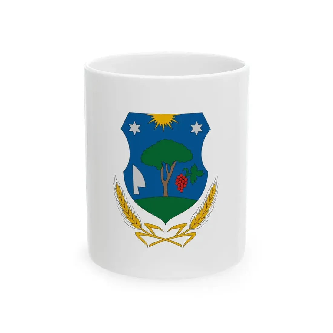 Flag of Somogybukkosd (Hungary) White Coffee Mug 11oz - Go Mug Yourself