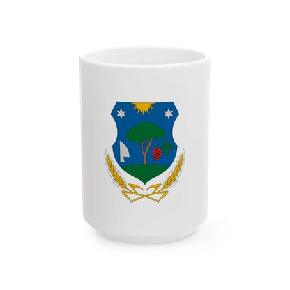 Flag of Somogybukkosd (Hungary) White Coffee Mug 15oz - Go Mug Yourself