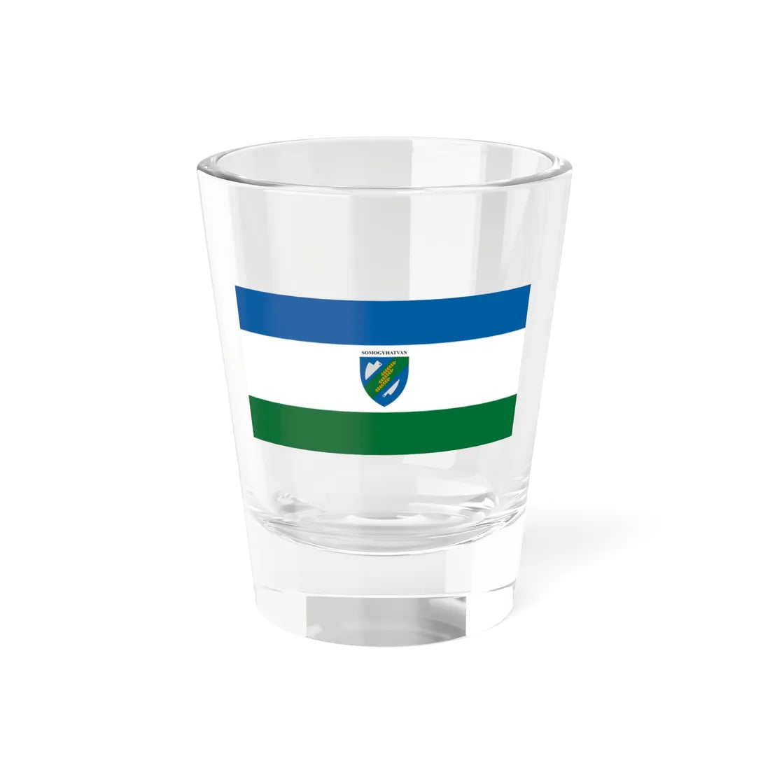 Flag of Somogyhatvan (Hungary) Shot Glass 1.5oz 1.5oz - Go Mug Yourself