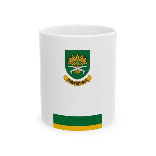 Flag of Somogymeggyes (Hungary) White Coffee Mug 11oz - Go Mug Yourself