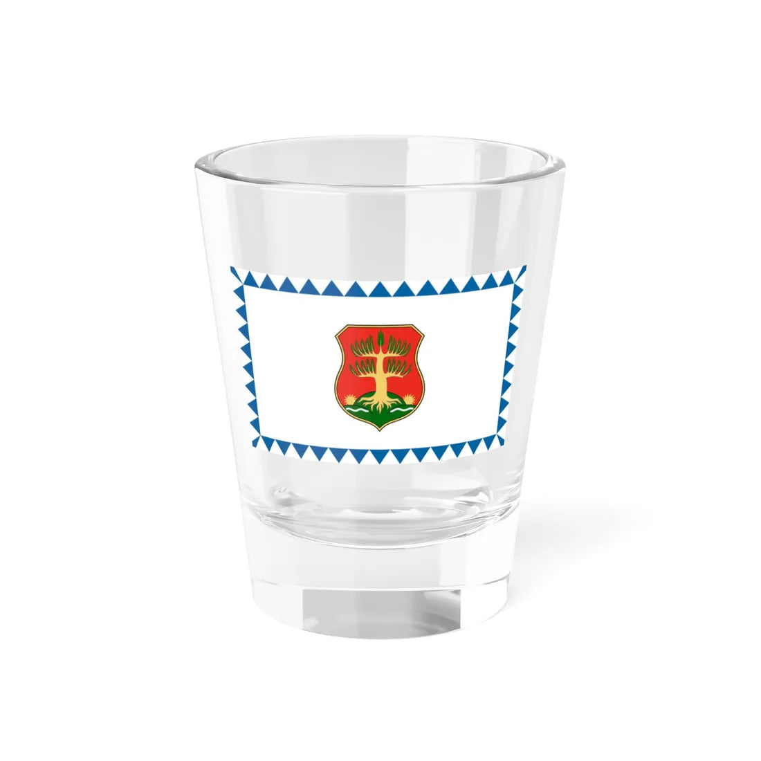 Flag of Somoskoujfalu (Hungary) Shot Glass 1.5oz 1.5oz - Go Mug Yourself