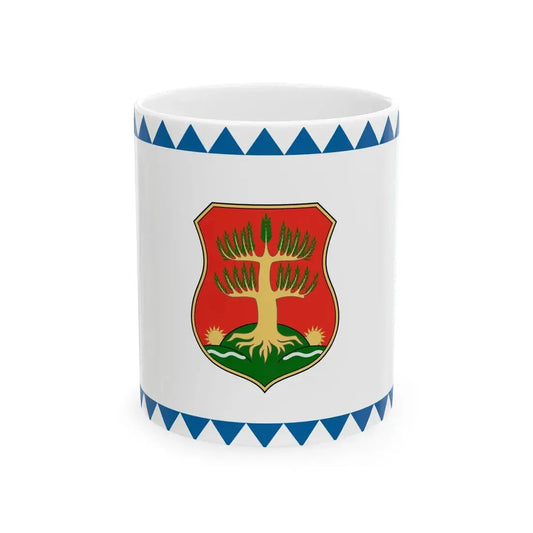 Flag of Somoskoujfalu (Hungary) White Coffee Mug 11oz - Go Mug Yourself