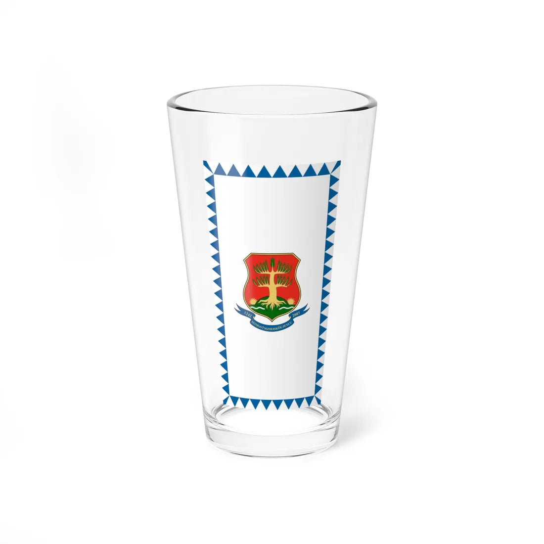 Flag of Somoskoujfalu vertical (Hungary) Pint Glass 16oz 16oz - Go Mug Yourself