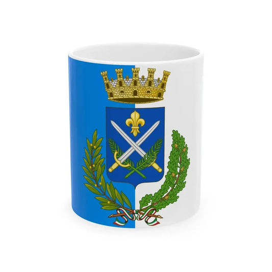 Flag of Sondrio City (Italy) White Coffee Mug 11oz - Go Mug Yourself