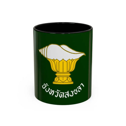 Flag of Songkhla Province Thailand - Accent Coffee Mug 11oz Black - Go Mug Yourself