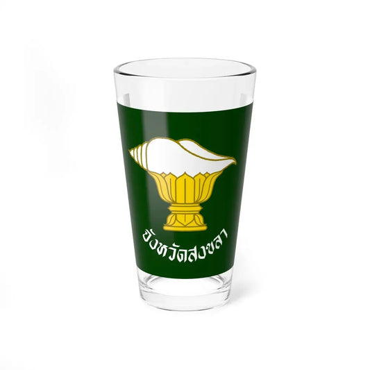 Flag of Songkhla Province Thailand - Pint Glass 16oz 16oz - Go Mug Yourself