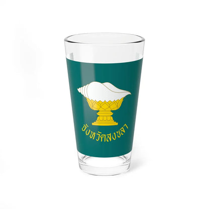 Flag of Songkhla (Thailand) Pint Glass 16oz 16oz - Go Mug Yourself