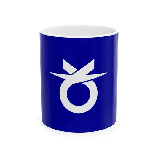 Flag of Soni Nara (Japan) White Coffee Mug 11oz - Go Mug Yourself