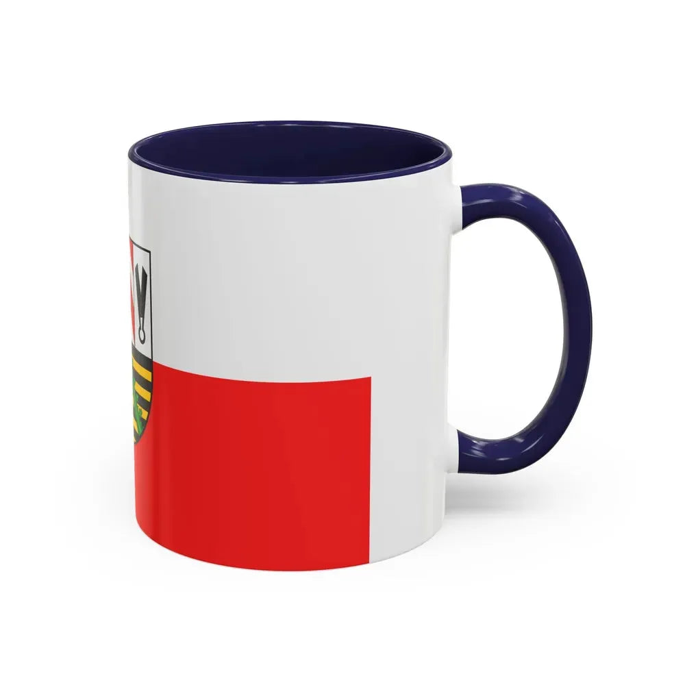 Flag of Sonneberg Germany - Accent Coffee Mug - Go Mug Yourself