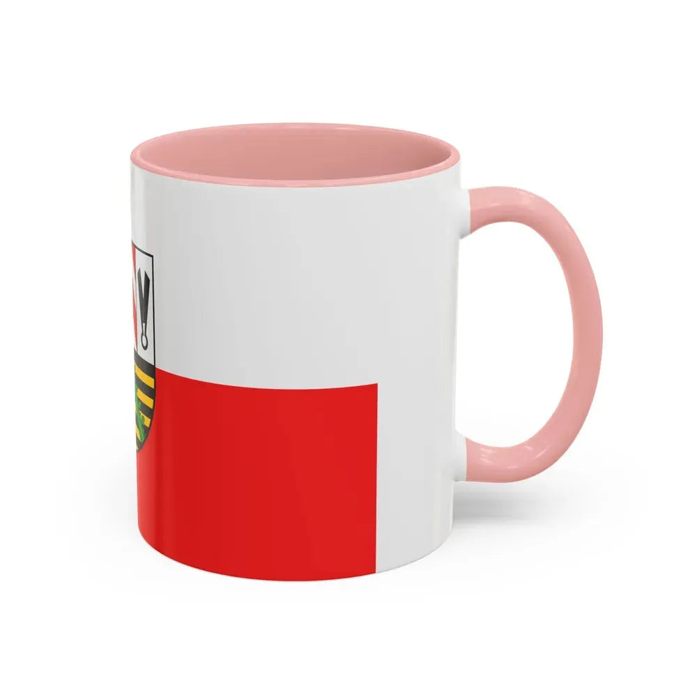Flag of Sonneberg Germany - Accent Coffee Mug - Go Mug Yourself