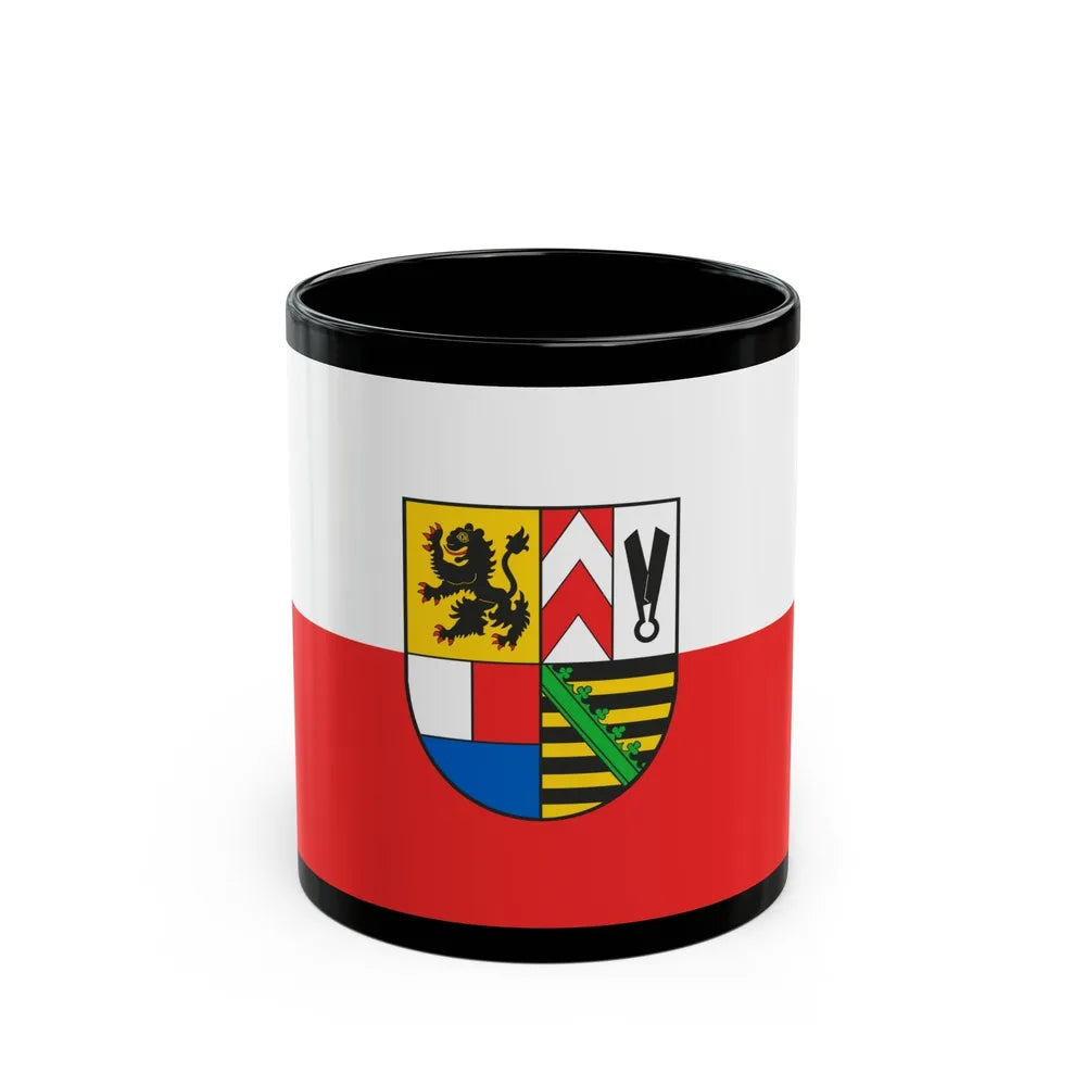 Flag of Sonneberg Germany - Black Coffee Mug-11oz-Go Mug Yourself