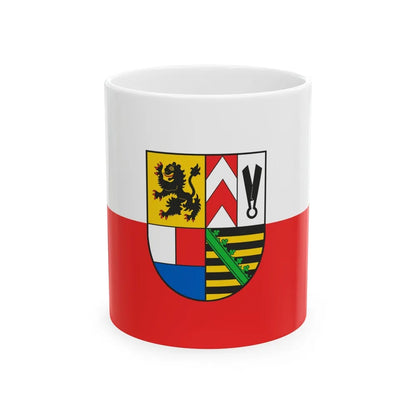 Flag of Sonneberg Germany - White Coffee Mug-11oz-Go Mug Yourself