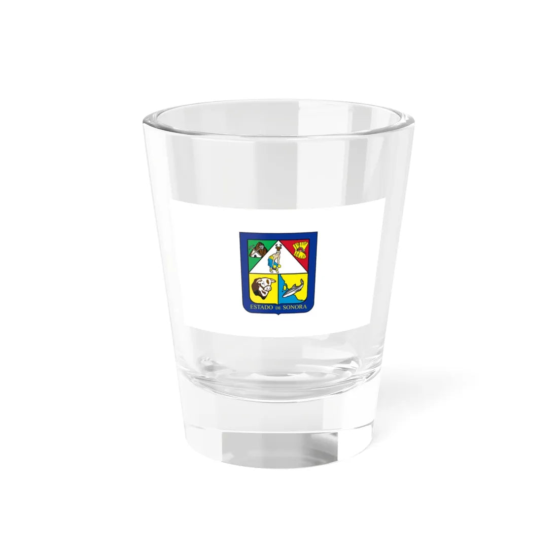 Flag of Sonora (Mexico) Shot Glass 1.5oz 1.5oz - Go Mug Yourself