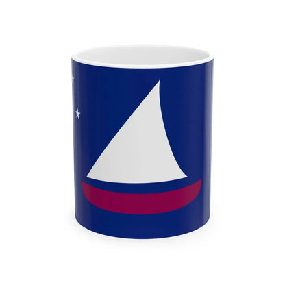 Flag of Sonsorol Palau - White Coffee Mug 11oz - Go Mug Yourself