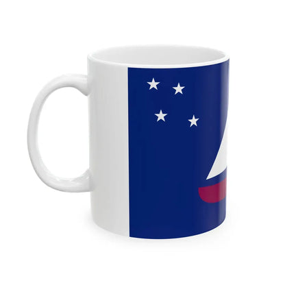 Flag of Sonsorol Palau - White Coffee Mug - Go Mug Yourself