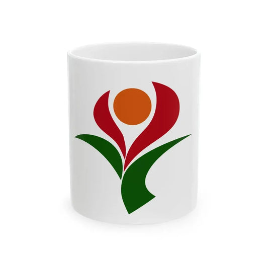 Flag of Soo Kagoshima (Japan) White Coffee Mug 11oz - Go Mug Yourself