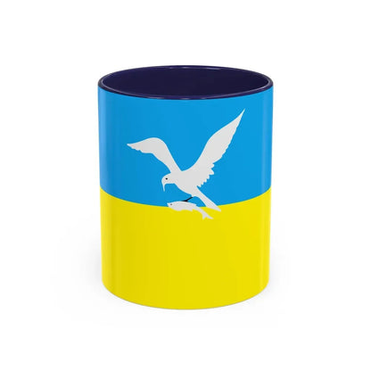 Flag of Sopot Poland - Accent Coffee Mug 11oz Navy - Go Mug Yourself