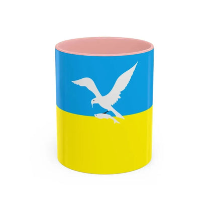 Flag of Sopot Poland - Accent Coffee Mug 11oz Pink - Go Mug Yourself