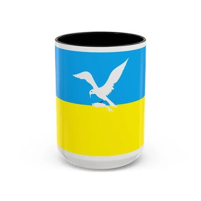 Flag of Sopot Poland - Accent Coffee Mug 15oz Black - Go Mug Yourself