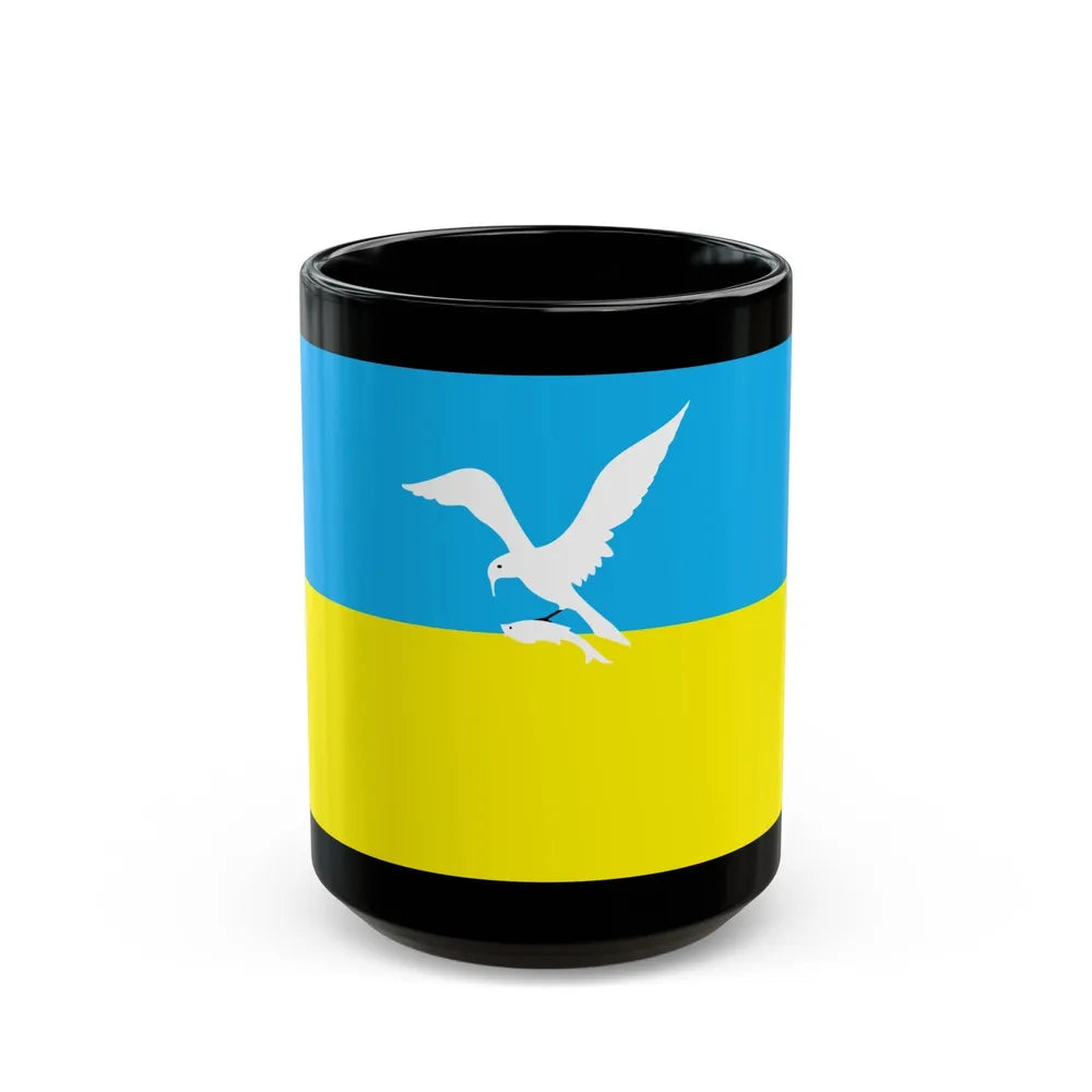 Flag of Sopot Poland - Black Coffee Mug-15oz-Go Mug Yourself