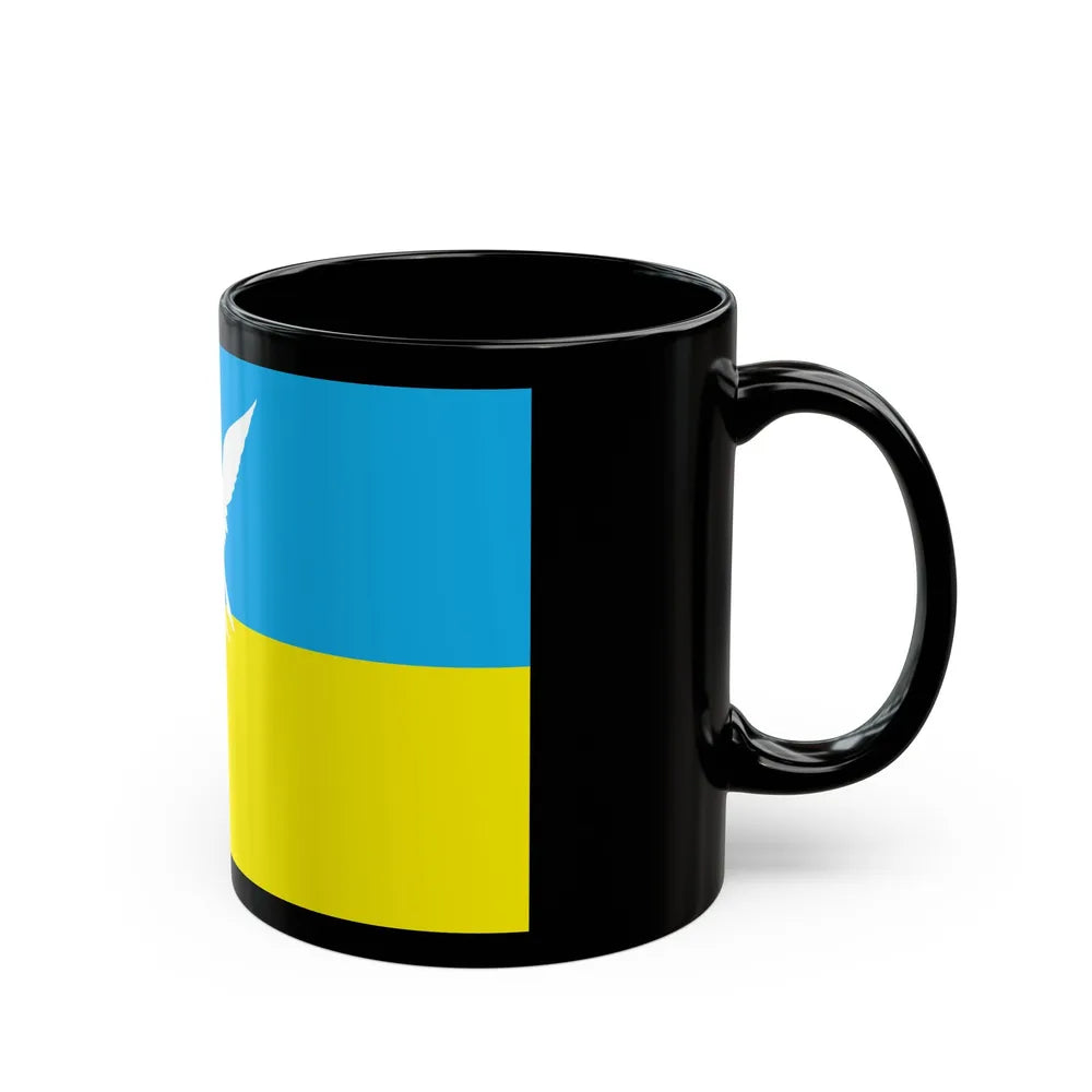 Flag of Sopot Poland - Black Coffee Mug-Go Mug Yourself