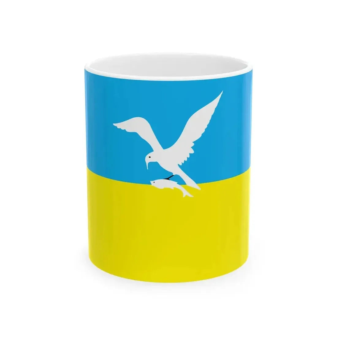 Flag of Sopot Poland - White Coffee Mug 11oz - Go Mug Yourself