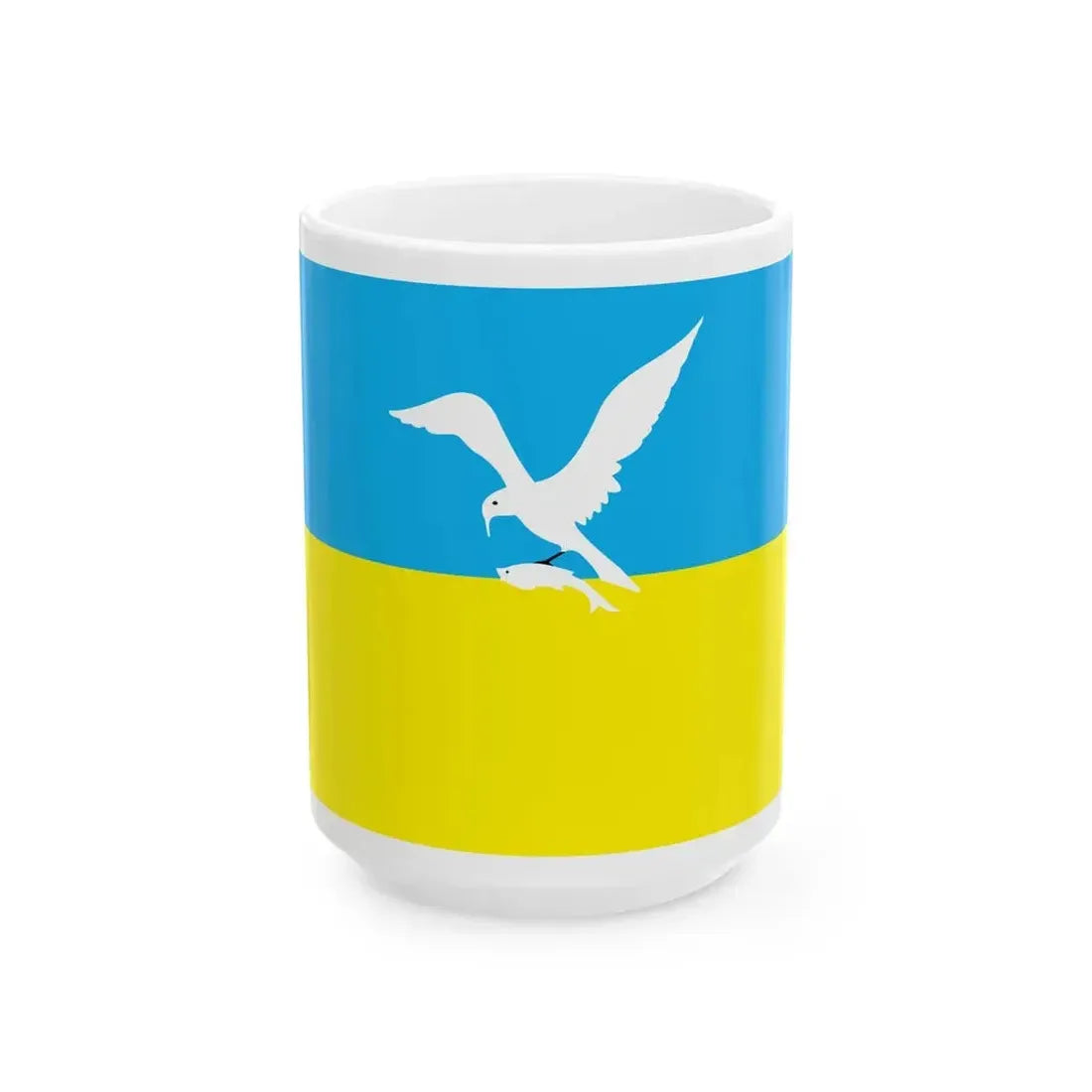 Flag of Sopot Poland - White Coffee Mug 15oz - Go Mug Yourself