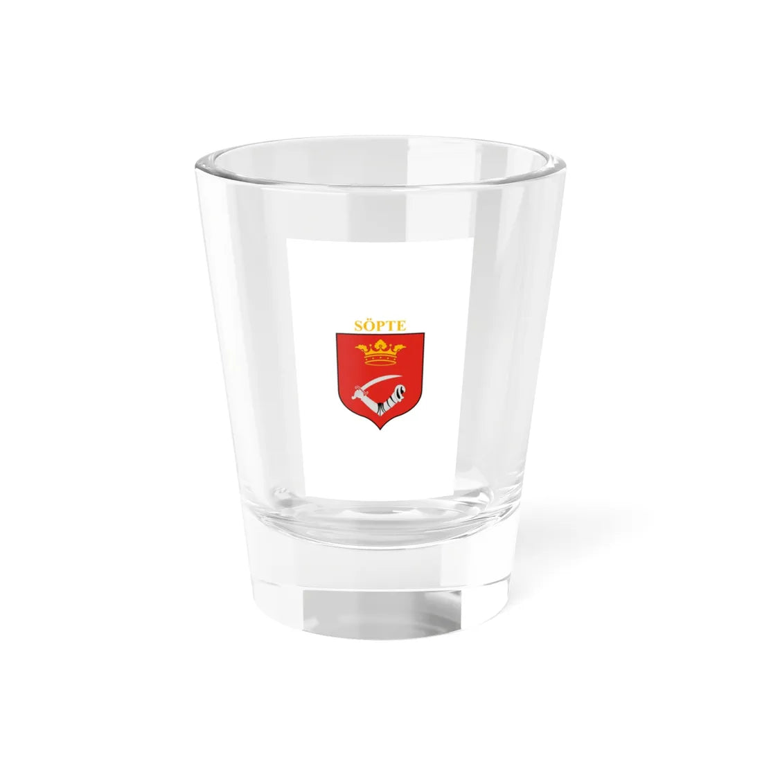 Flag of Sopte (Hungary) Shot Glass 1.5oz 1.5oz - Go Mug Yourself
