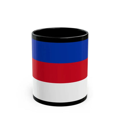 Flag of Sorbs Germany - Black Coffee Mug 11oz - Go Mug Yourself