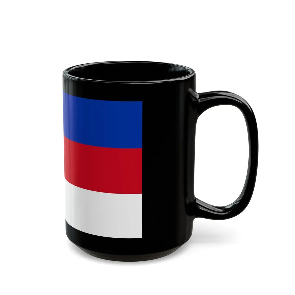 Flag of Sorbs Germany - Black Coffee Mug-Go Mug Yourself