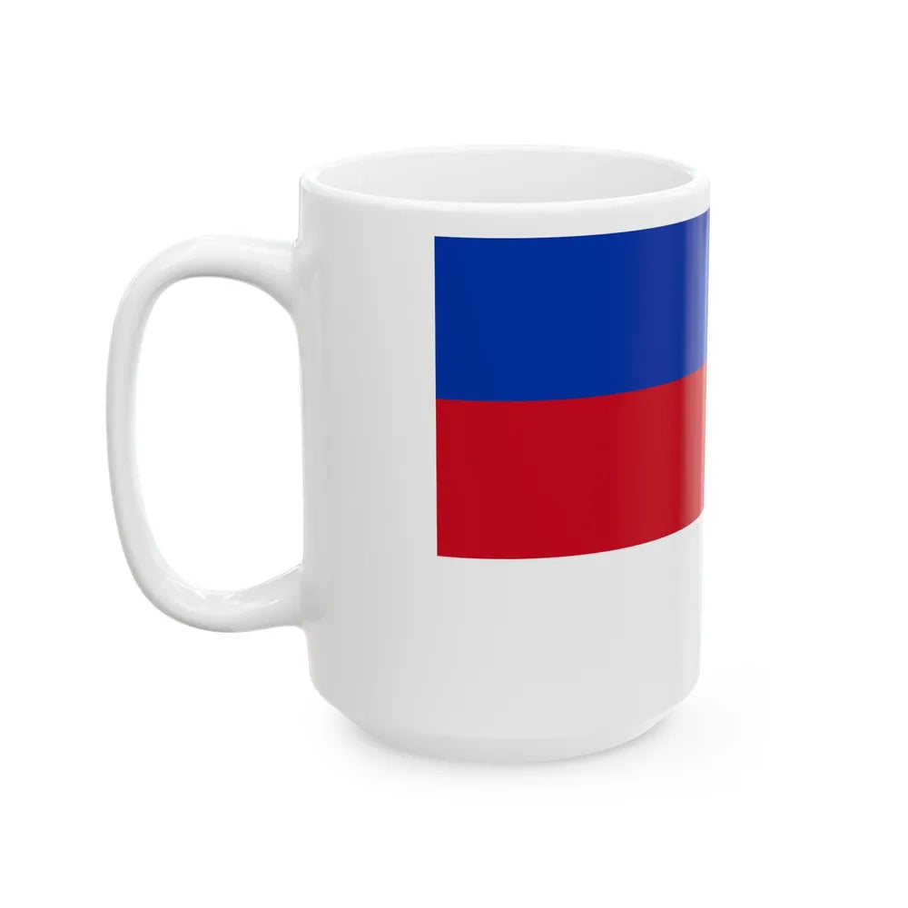 Flag of Sorbs Germany - White Coffee Mug-Go Mug Yourself