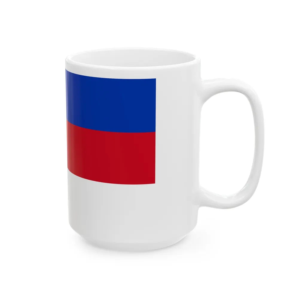 Flag of Sorbs Germany - White Coffee Mug-Go Mug Yourself