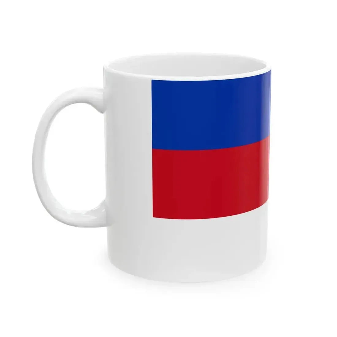 Flag of Sorbs Germany - White Coffee Mug - Go Mug Yourself