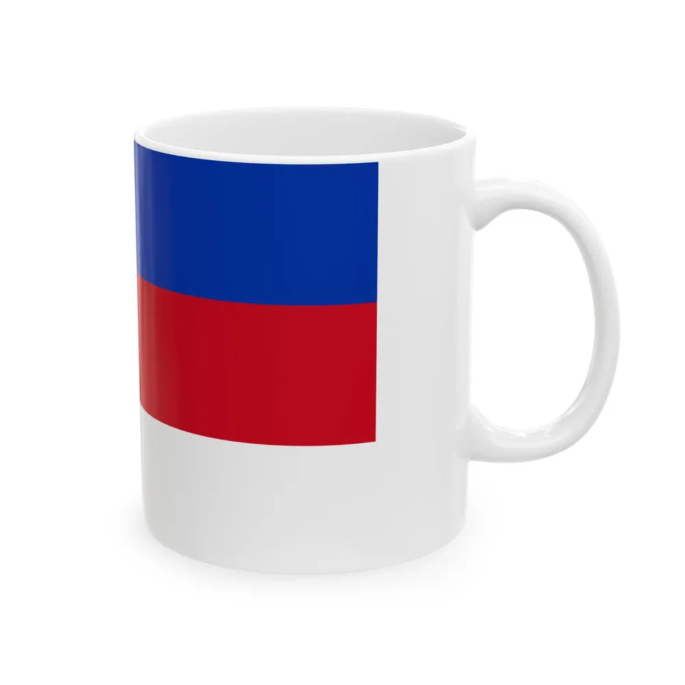 Flag of Sorbs Germany - White Coffee Mug-Go Mug Yourself