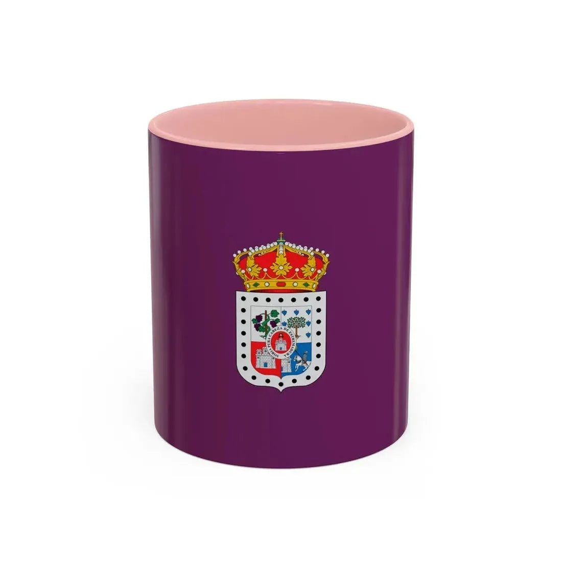 Flag of Soria Spain - Accent Coffee Mug 11oz Pink - Go Mug Yourself