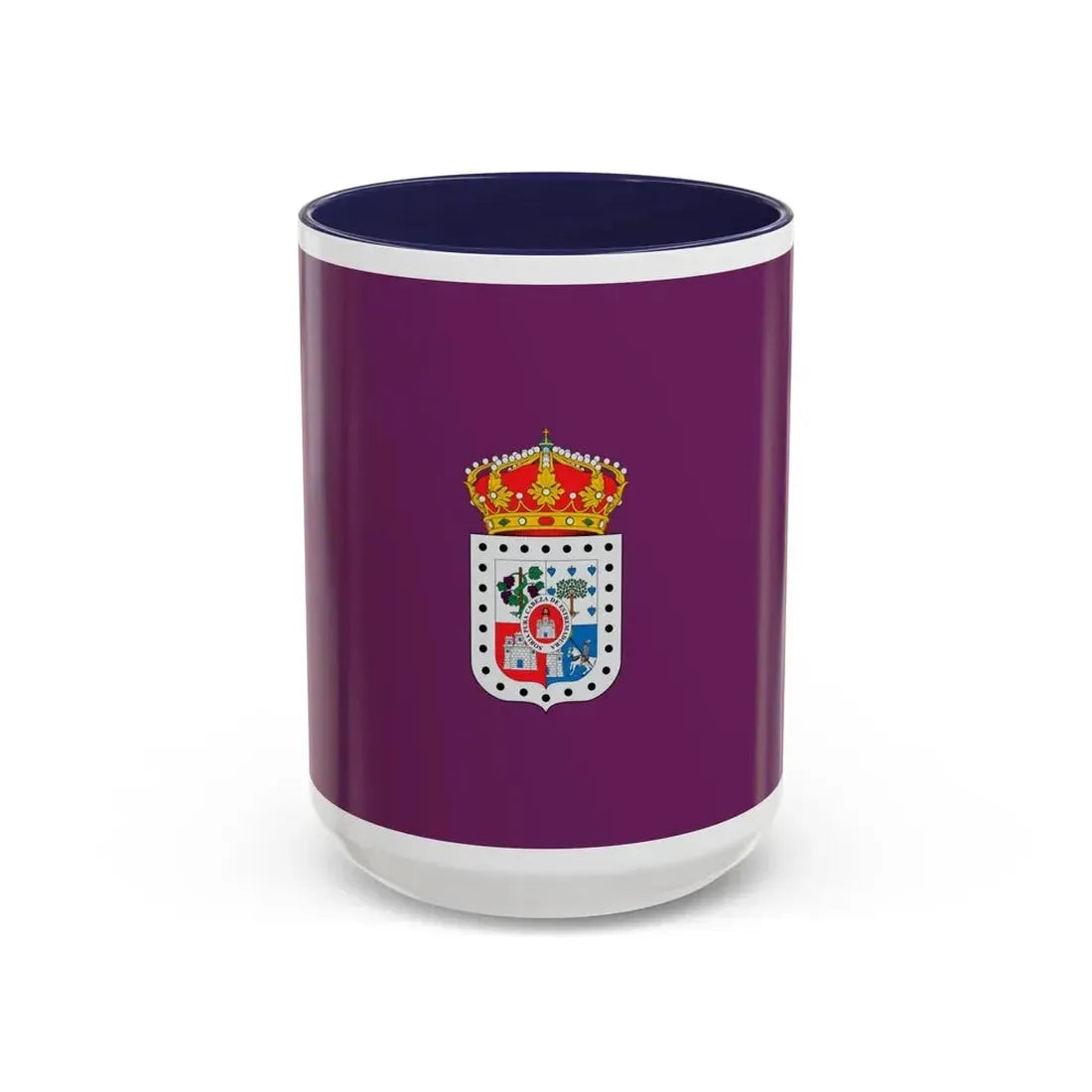 Flag of Soria Spain - Accent Coffee Mug 15oz Navy - Go Mug Yourself
