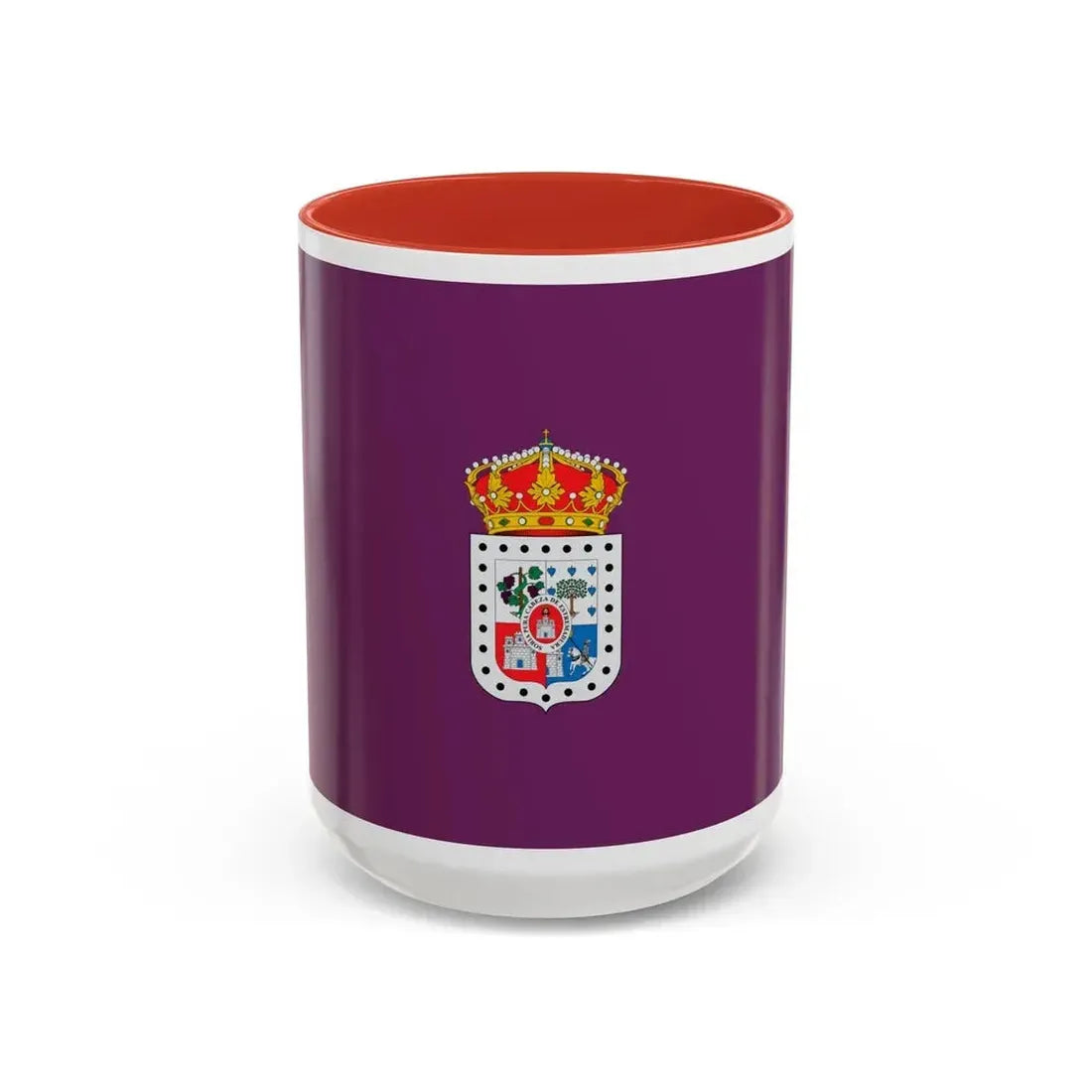 Flag of Soria Spain - Accent Coffee Mug 15oz Red - Go Mug Yourself